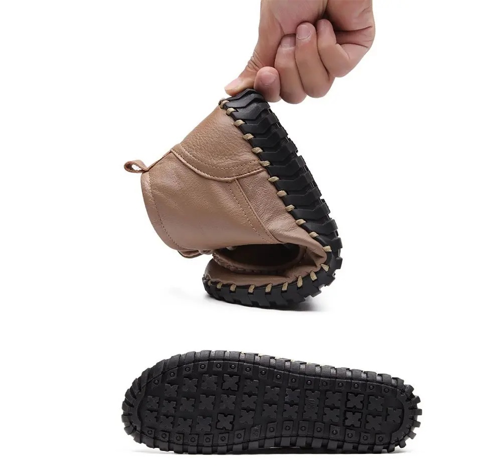 Real Leather Boots Women's Aut - Women'S Shoes Chelsea avis et prix