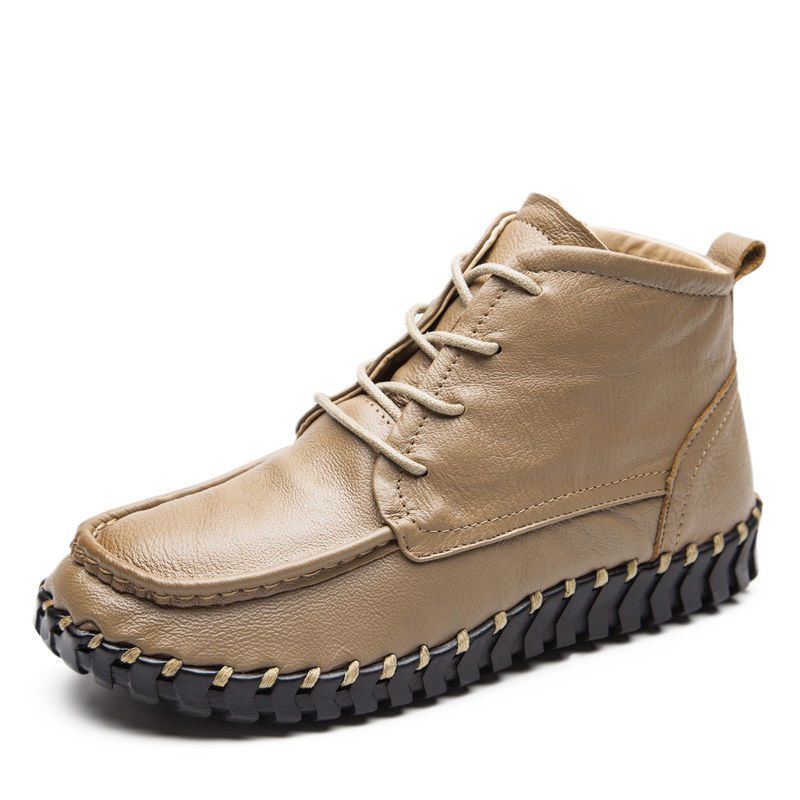 Real Leather Boots Women's Aut - Women'S Shoes Chelsea avis et prix