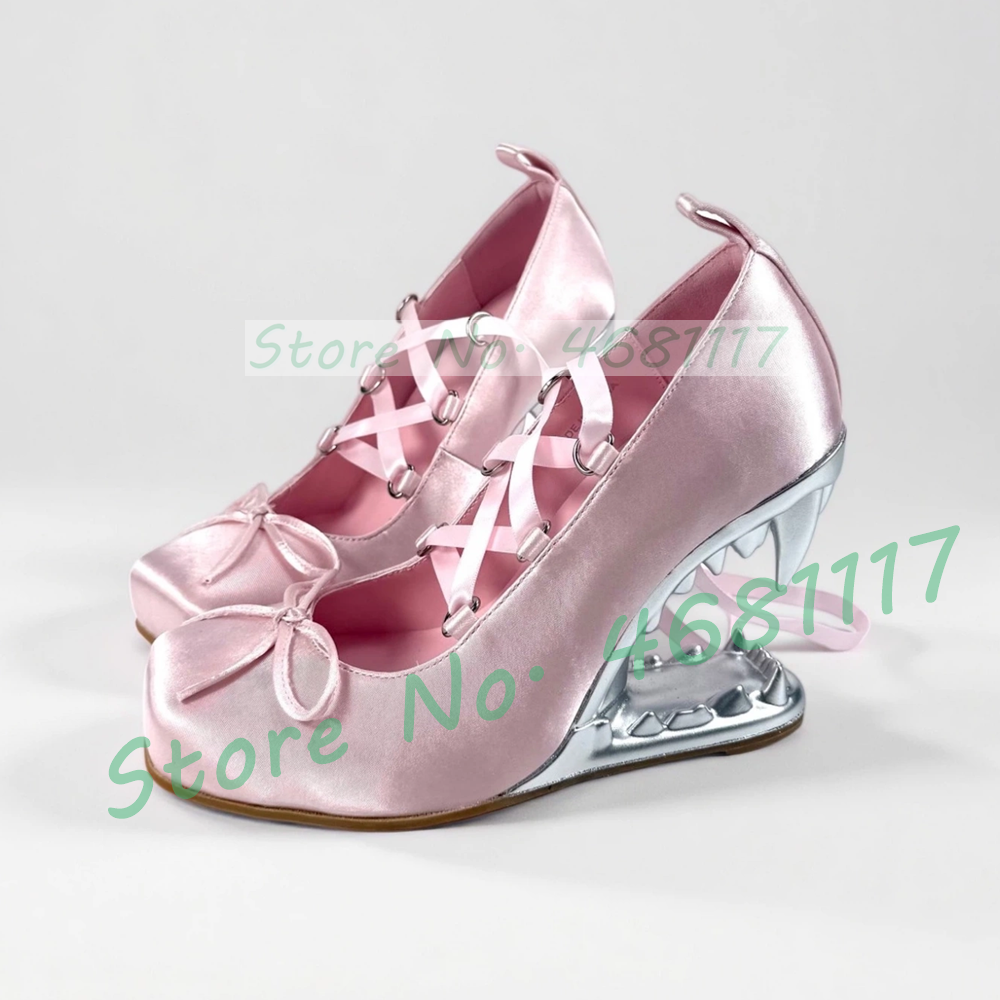 Lovely Square Toe Tooth Heel S - Ribbon Tie Heel avis et prix