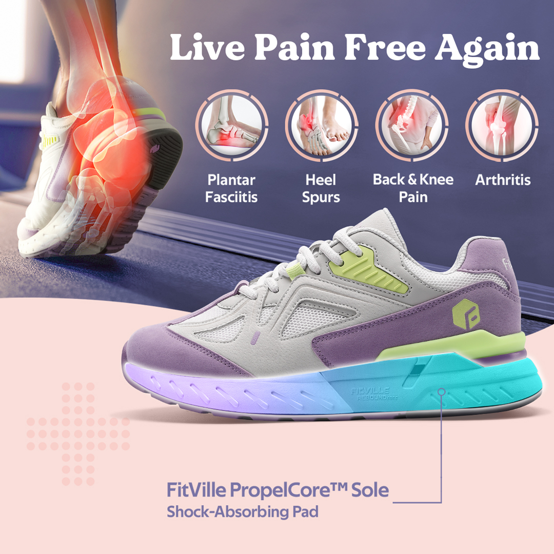 FitVille Women's Walking Shoes - Women'S Shoes In Wide Width avis et prix