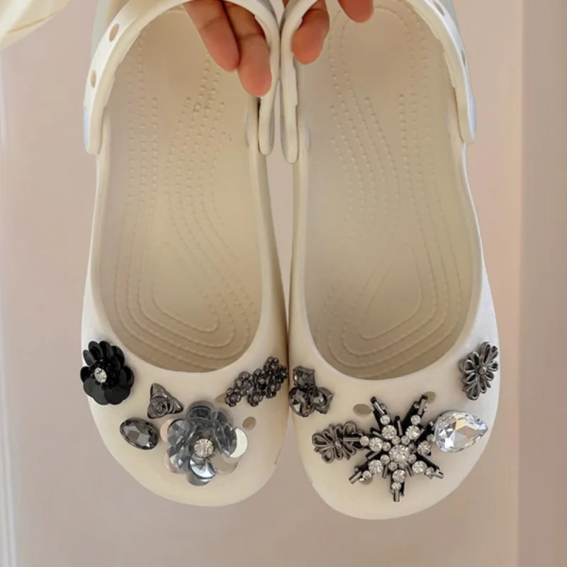 Crystal Flower Decorations DIY - Women Shoes Japanese Brand avis et prix