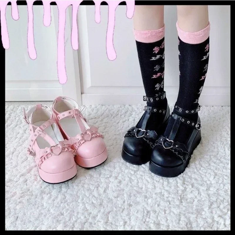 New Brand Girls Platform Wedge - Women Shoes Japanese Brand avis et prix