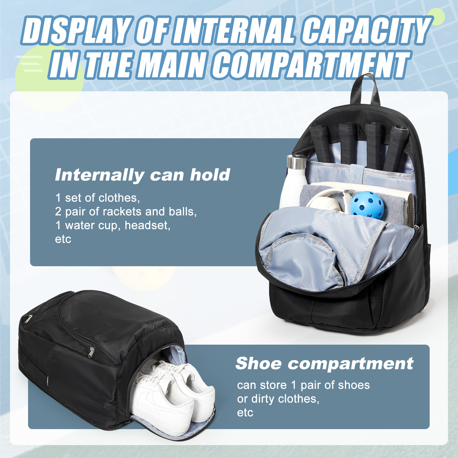 Tennis Bag Tennis Backpack 2 R - Women'S Shoes avis et prix