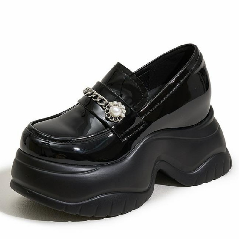 9cm New Microfiber Leather Sum - Women Shoes Japanese Brand avis et prix