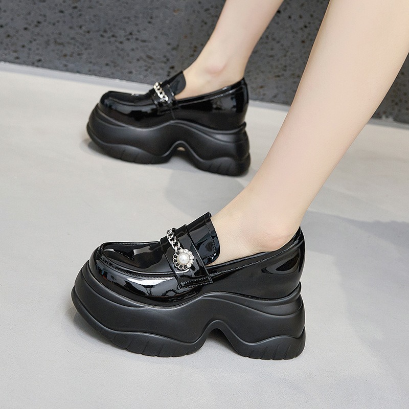 9cm New Microfiber Leather Sum - Women Shoes Japanese Brand avis et prix