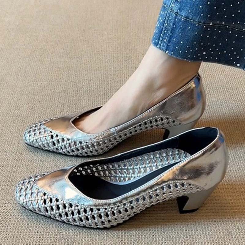 Brand Designer Woven Hollow Si - Women Shoes Japanese Brand avis et prix