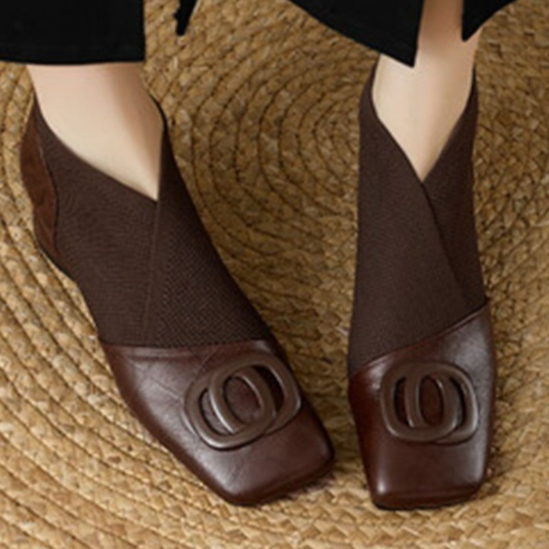 Autumn New Classic Solid Color - Women'S Shoes Chelsea avis et prix