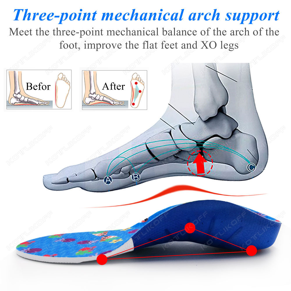 Kids Orthopedic Insoles For Fl - Women'S Shoes High Arch Support avis et prix