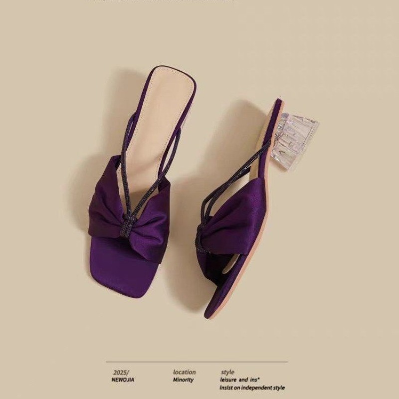 2025 Summer Sexy Diamond Strap - Ribbon Tie Heel avis et prix