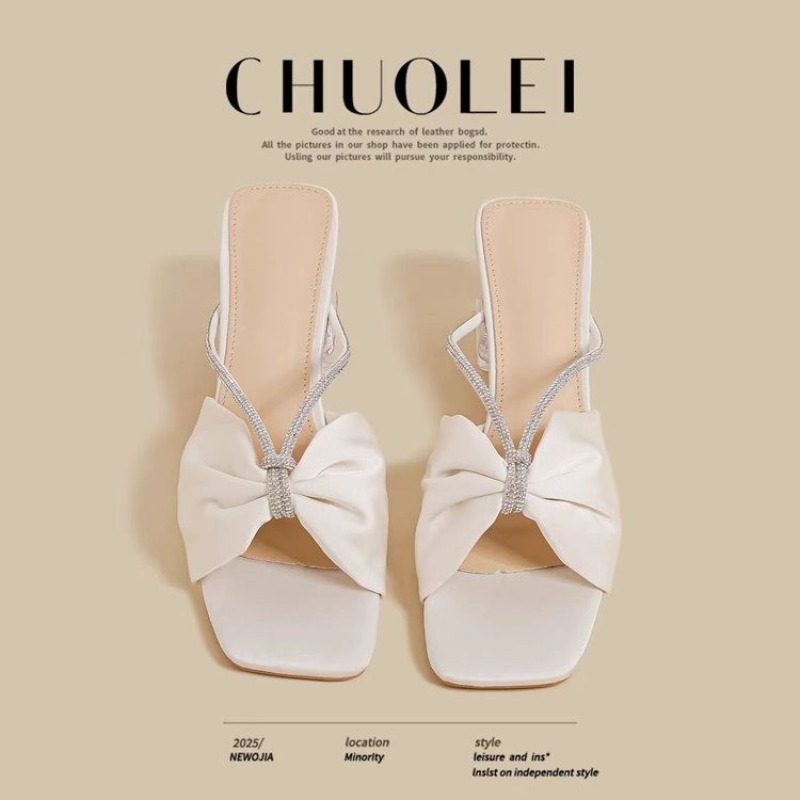 2025 Summer Sexy Diamond Strap - Ribbon Tie Heel avis et prix
