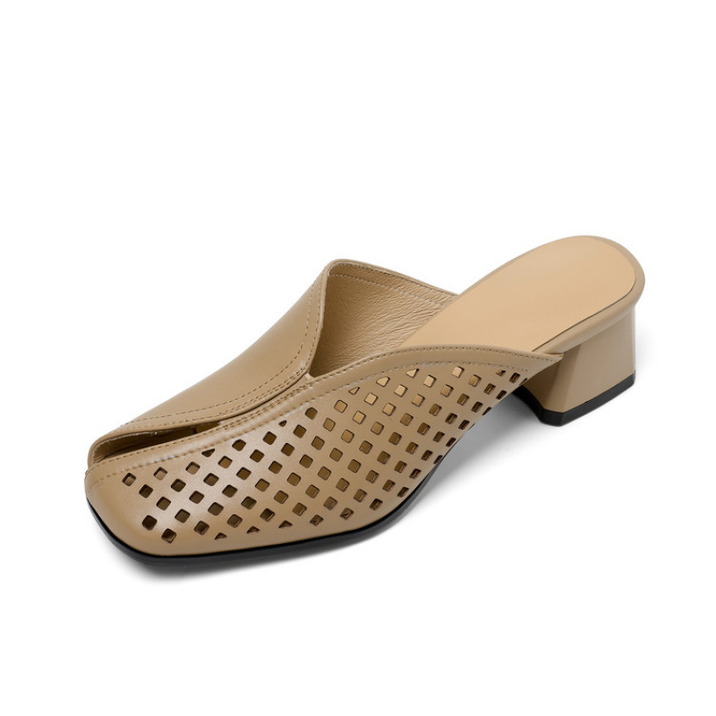 Heels Slippers  Thick Heel  Sl - Women'S Shoes In Wide Width avis et prix