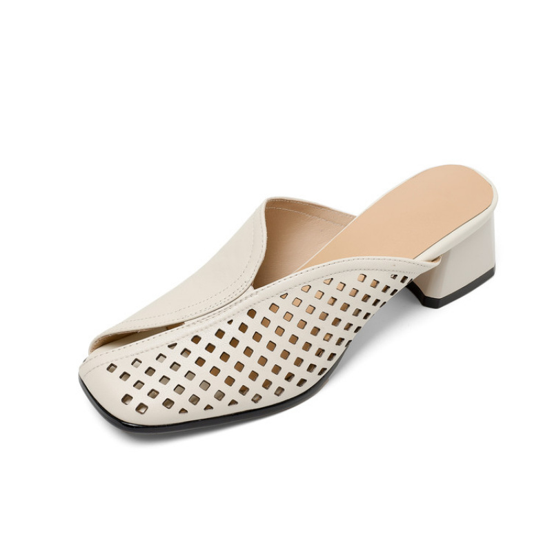 Heels Slippers  Thick Heel  Sl - Women'S Shoes In Wide Width avis et prix