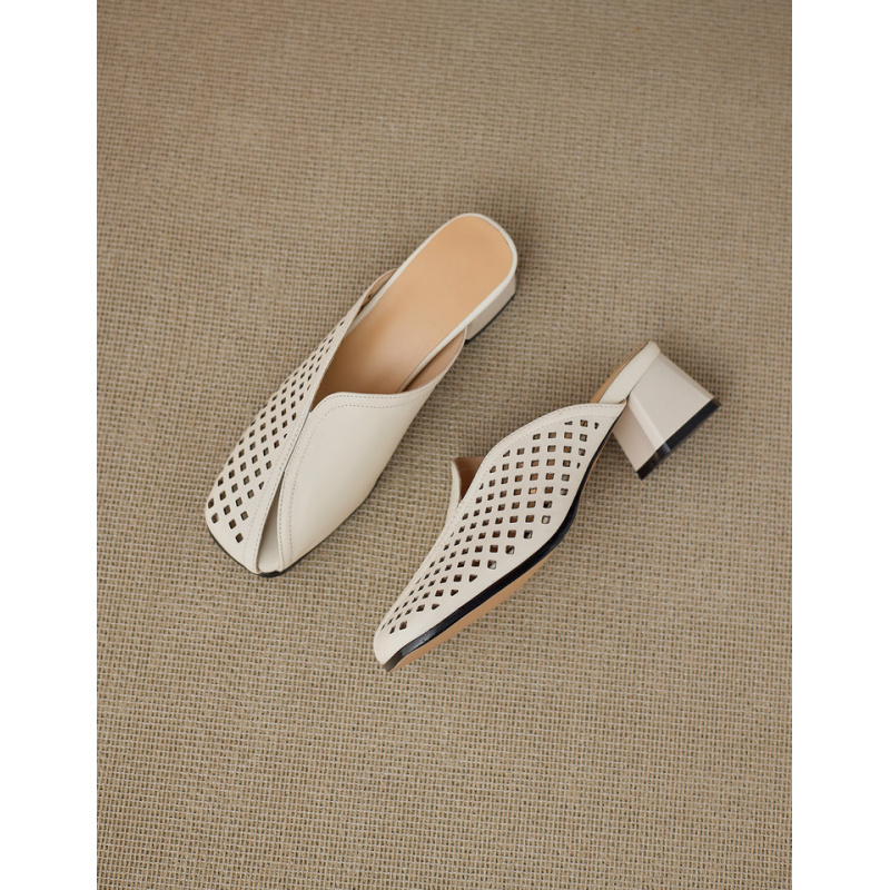 Heels Slippers  Thick Heel  Sl - Women'S Shoes In Wide Width avis et prix