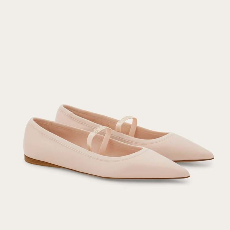 Women Ballet Flat Shoes Child  - Ribbon Tie Heel avis et prix