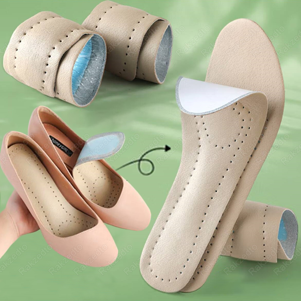 Self-adhesive Leather Insoles  - Women'S Shoes High Arch Support avis et prix