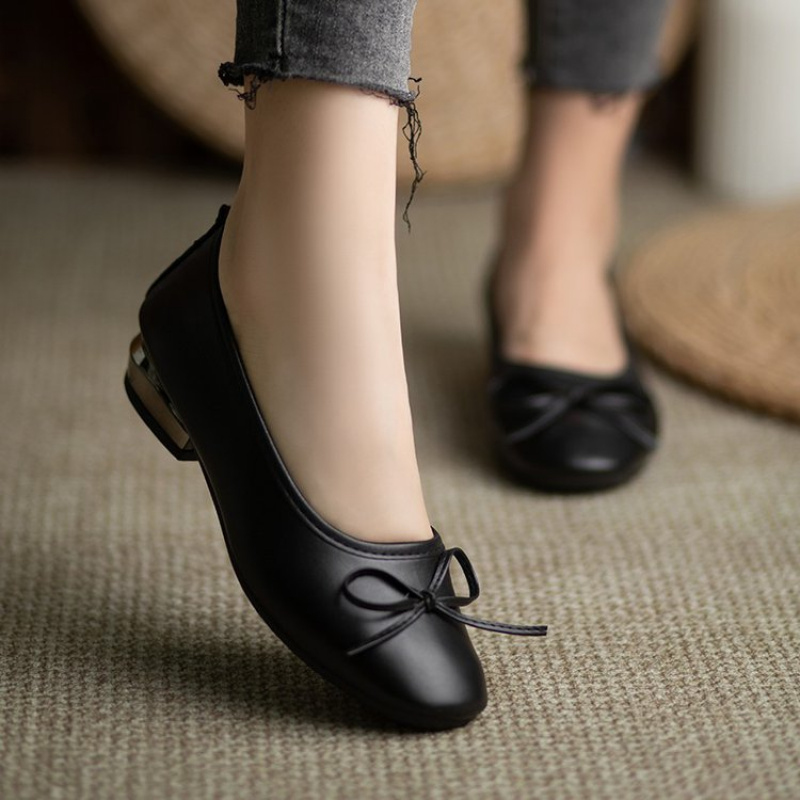 Elegant Bowknot Flat Shoes for - Pointed Toe Flat avis et prix