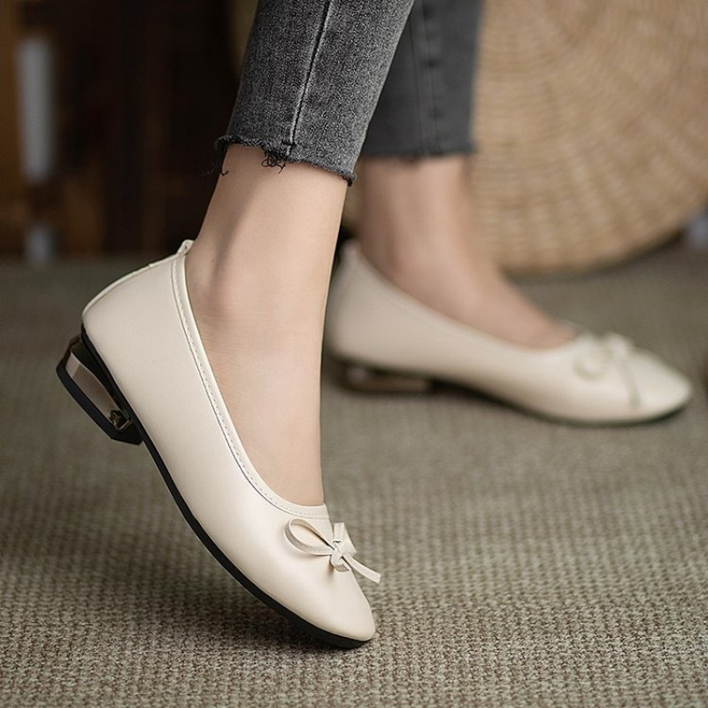 Elegant Bowknot Flat Shoes for - Pointed Toe Flat avis et prix