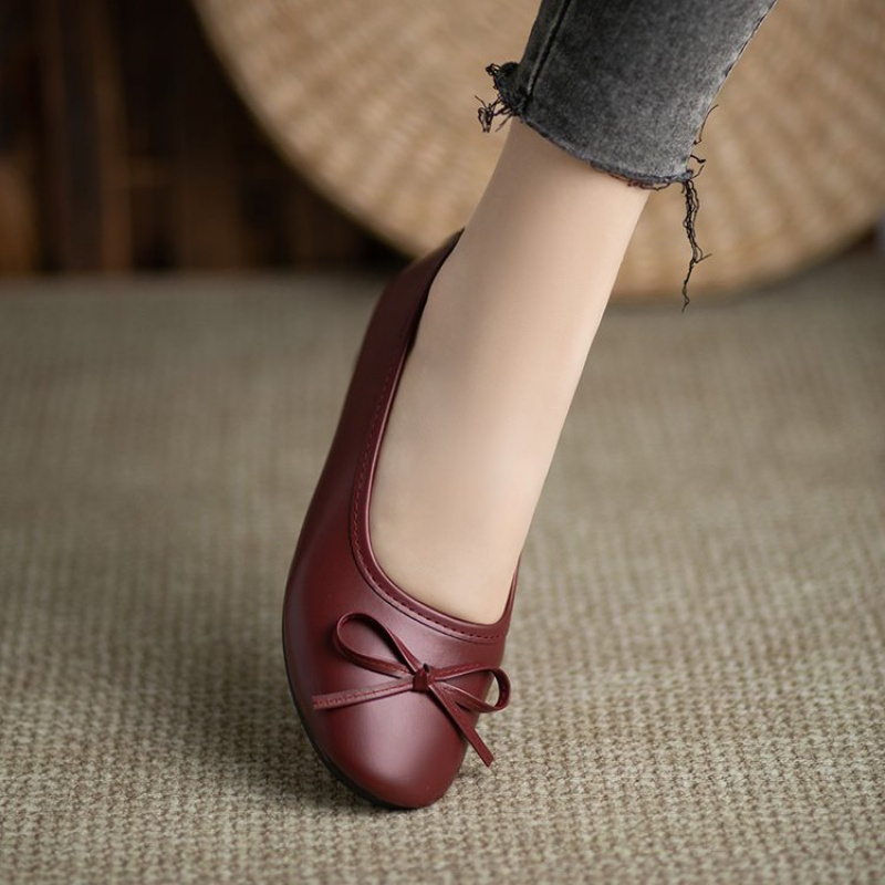 Elegant Bowknot Flat Shoes for - Pointed Toe Flat avis et prix