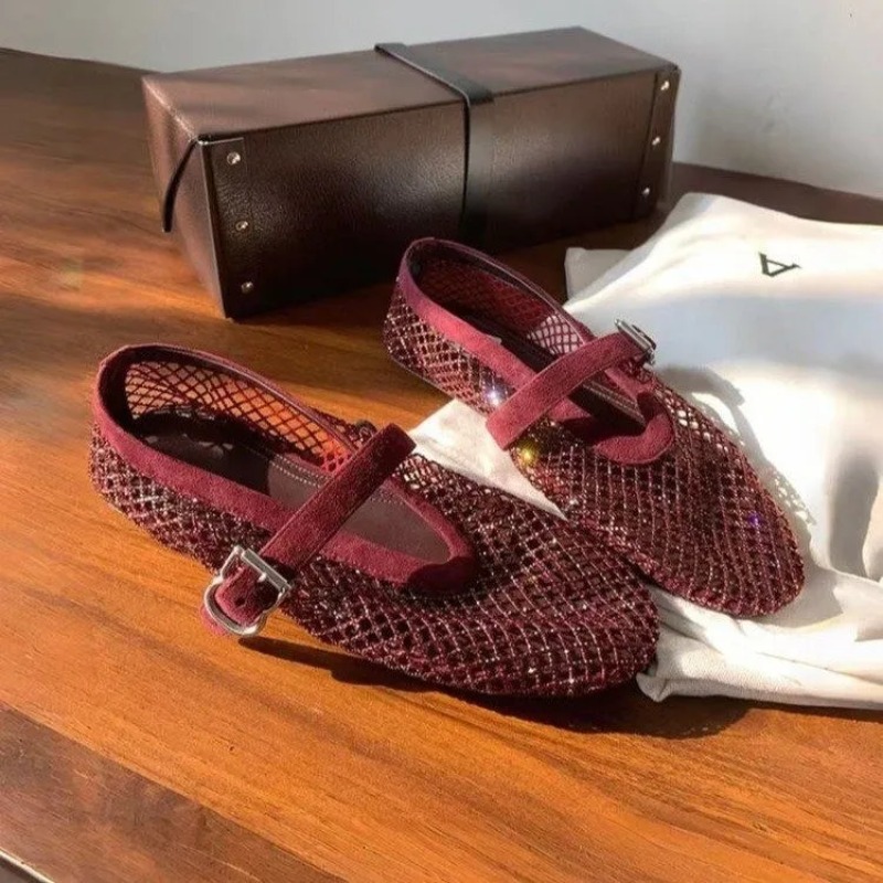 Hollow Rhinestone Baotou Sanda - Women'S Shoes Toms avis et prix