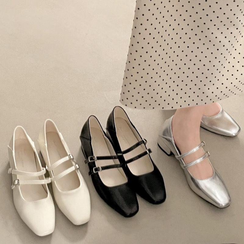 Square Toe Low Heel Women Silv - Women'S Shoes Toms avis et prix