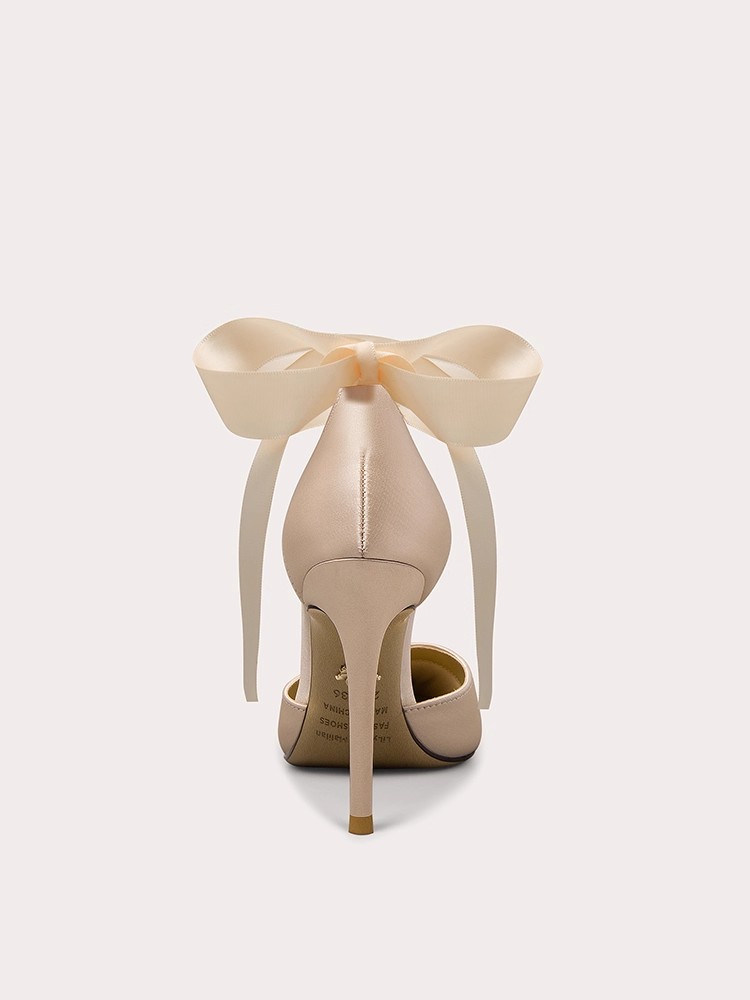 Stiletto sandals spring and su - Ribbon Tie Heel avis et prix