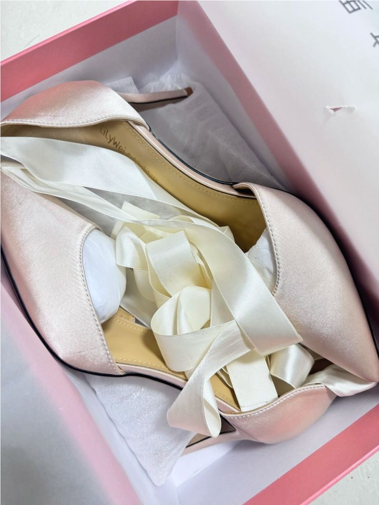 Stiletto sandals spring and su - Ribbon Tie Heel avis et prix