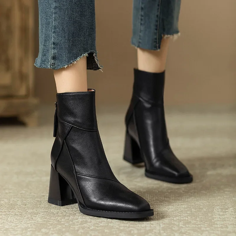 Woman Chunky Ankle Boots Women - Women'S Shoes Chelsea avis et prix
