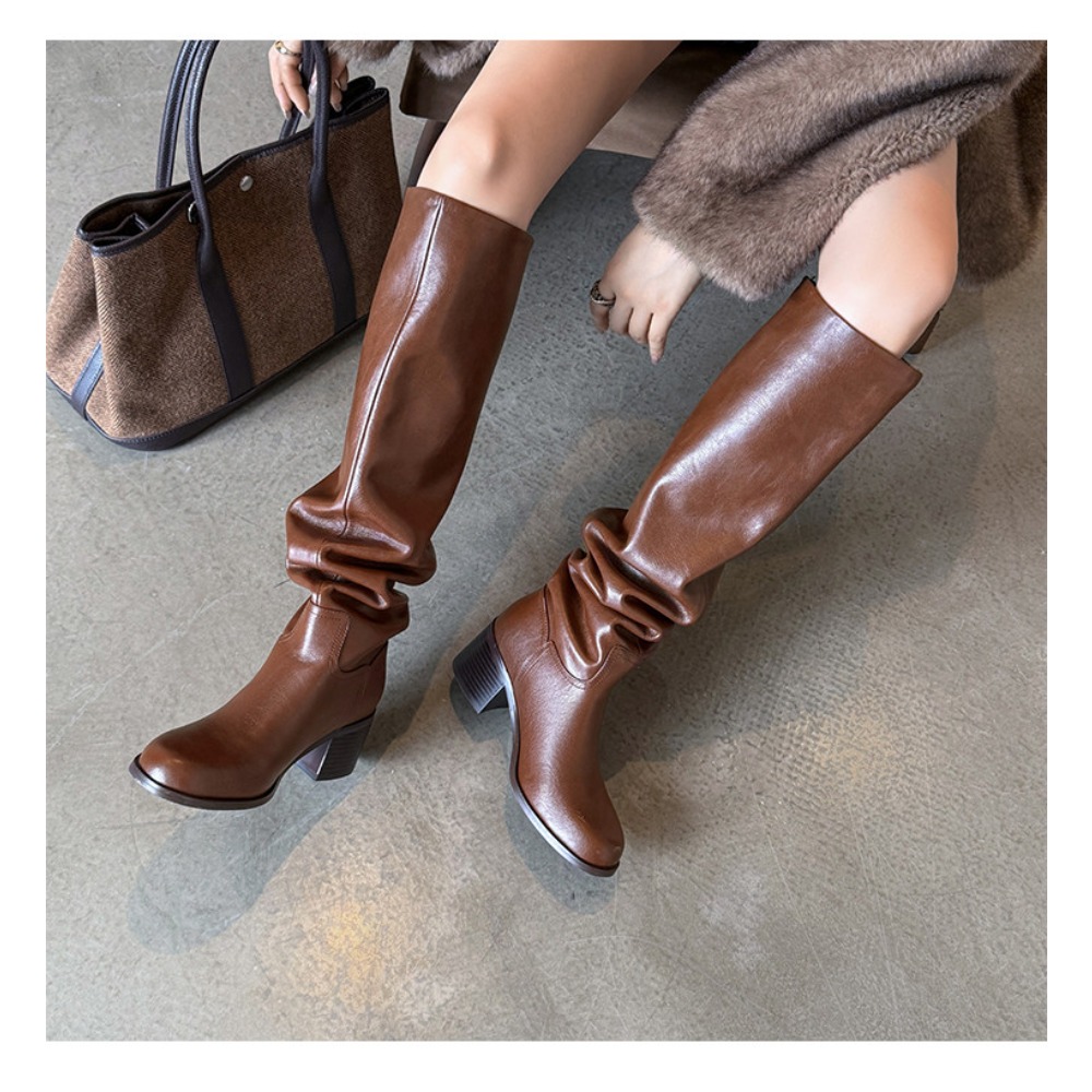 Knee High Heels Women Boots Le - Women'S Shoes Chelsea avis et prix