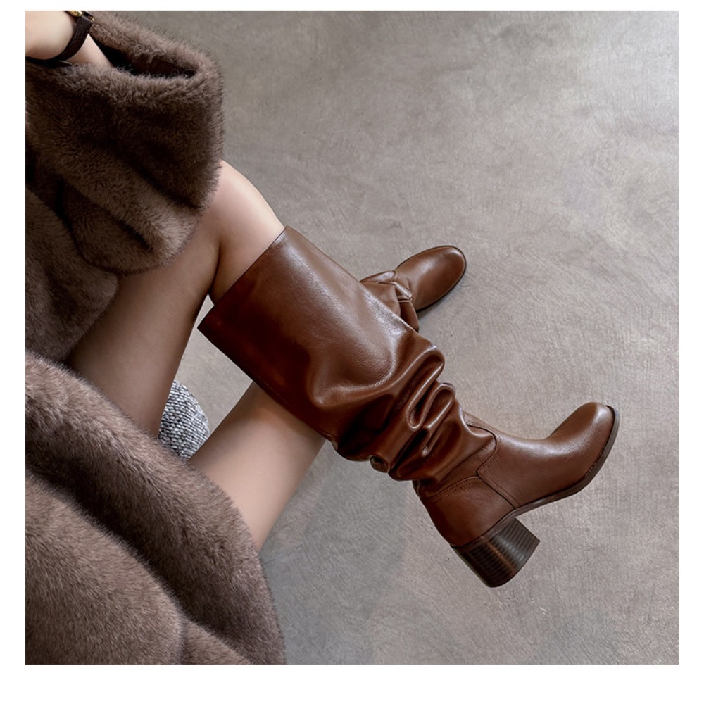 Knee High Heels Women Boots Le - Women'S Shoes Chelsea avis et prix