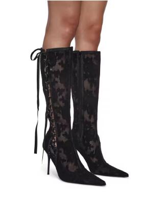 New Women White Black Solid La - Ribbon Tie Heel avis et prix