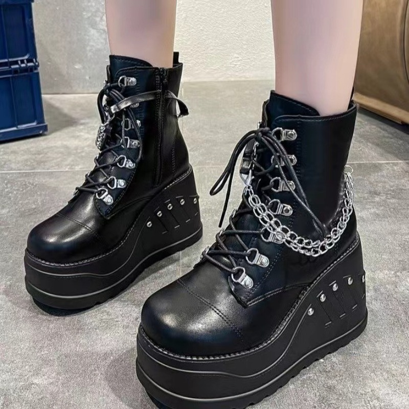 10CM New Gothic Style Platform - Women Shoes Ksa avis et prix