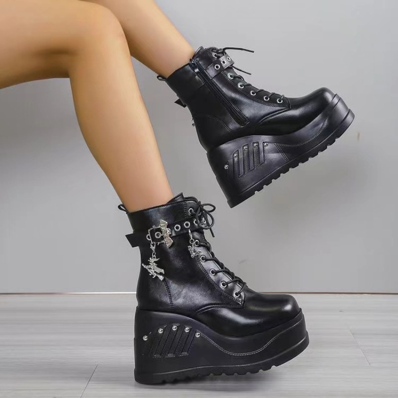 10CM New Gothic Style Platform - Women Shoes Ksa avis et prix
