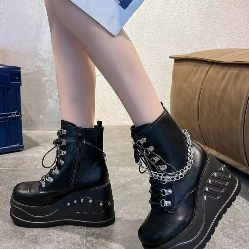 10CM New Gothic Style Platform - Women Shoes Ksa avis et prix