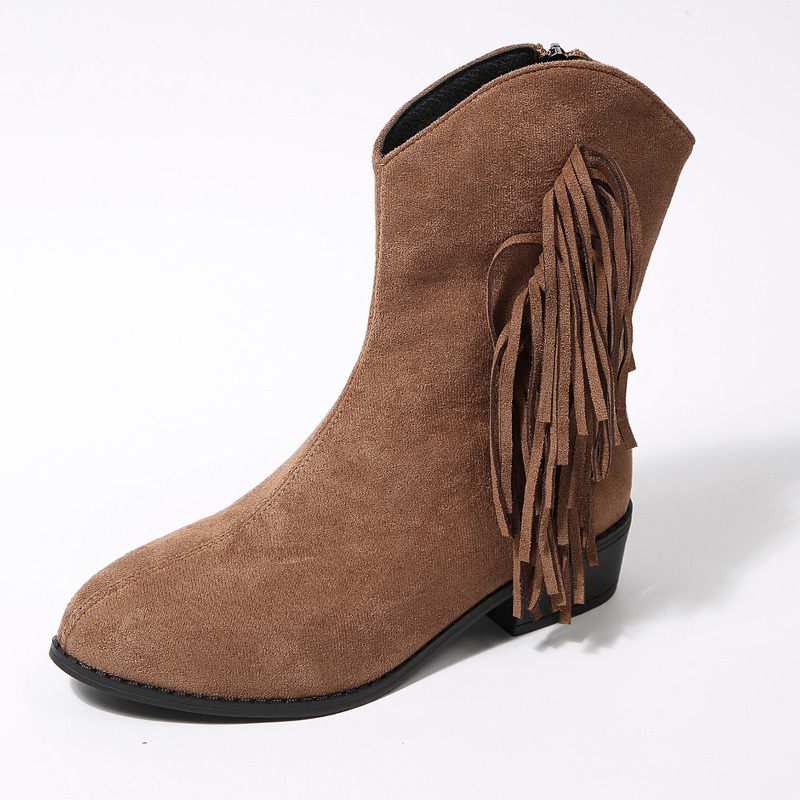 Women's Retro Fringe Suede Wom - Women'S Shoes In Wide Width avis et prix